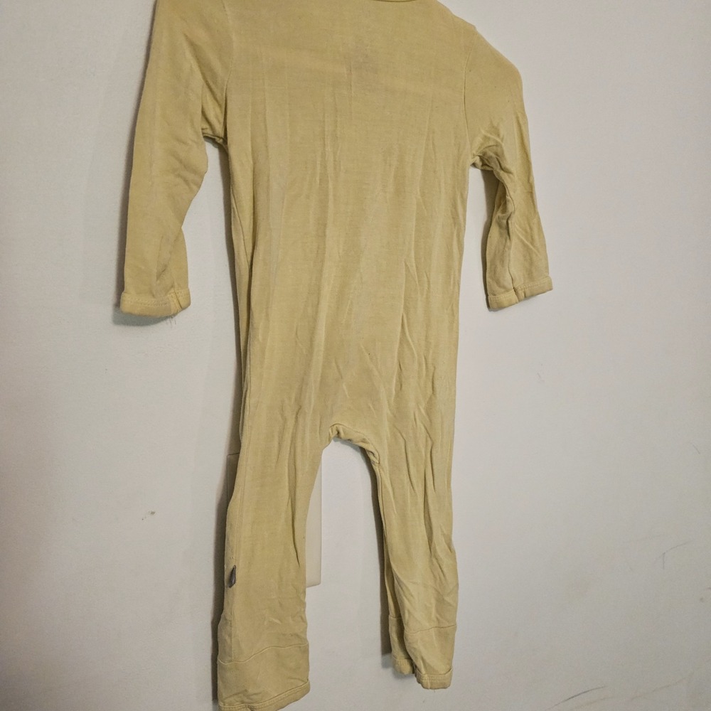 Kyte Baby 3-6m‎ Yellow One Piece Zip Up Pajamas Yellow Preowned - Picture 6 of 7